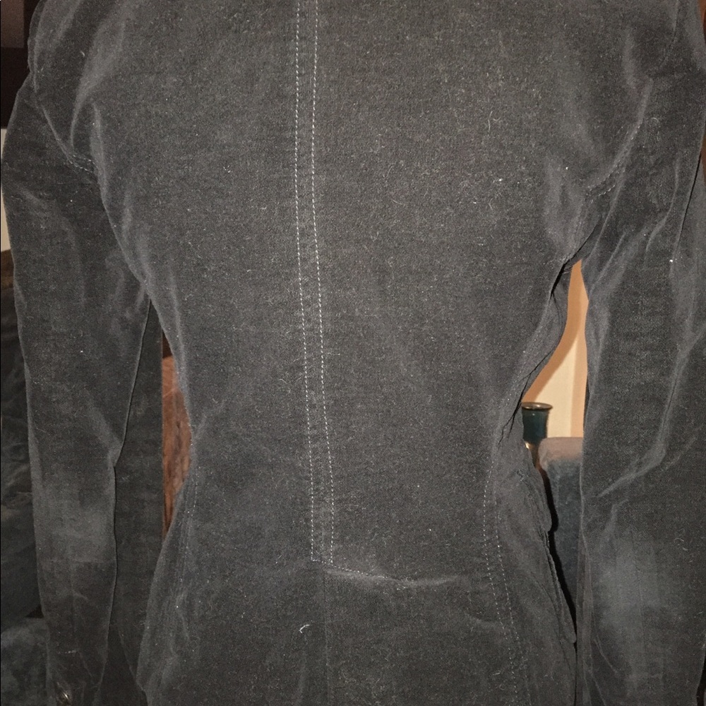 Zara Basic Velour Blazer Size Medium - image 8